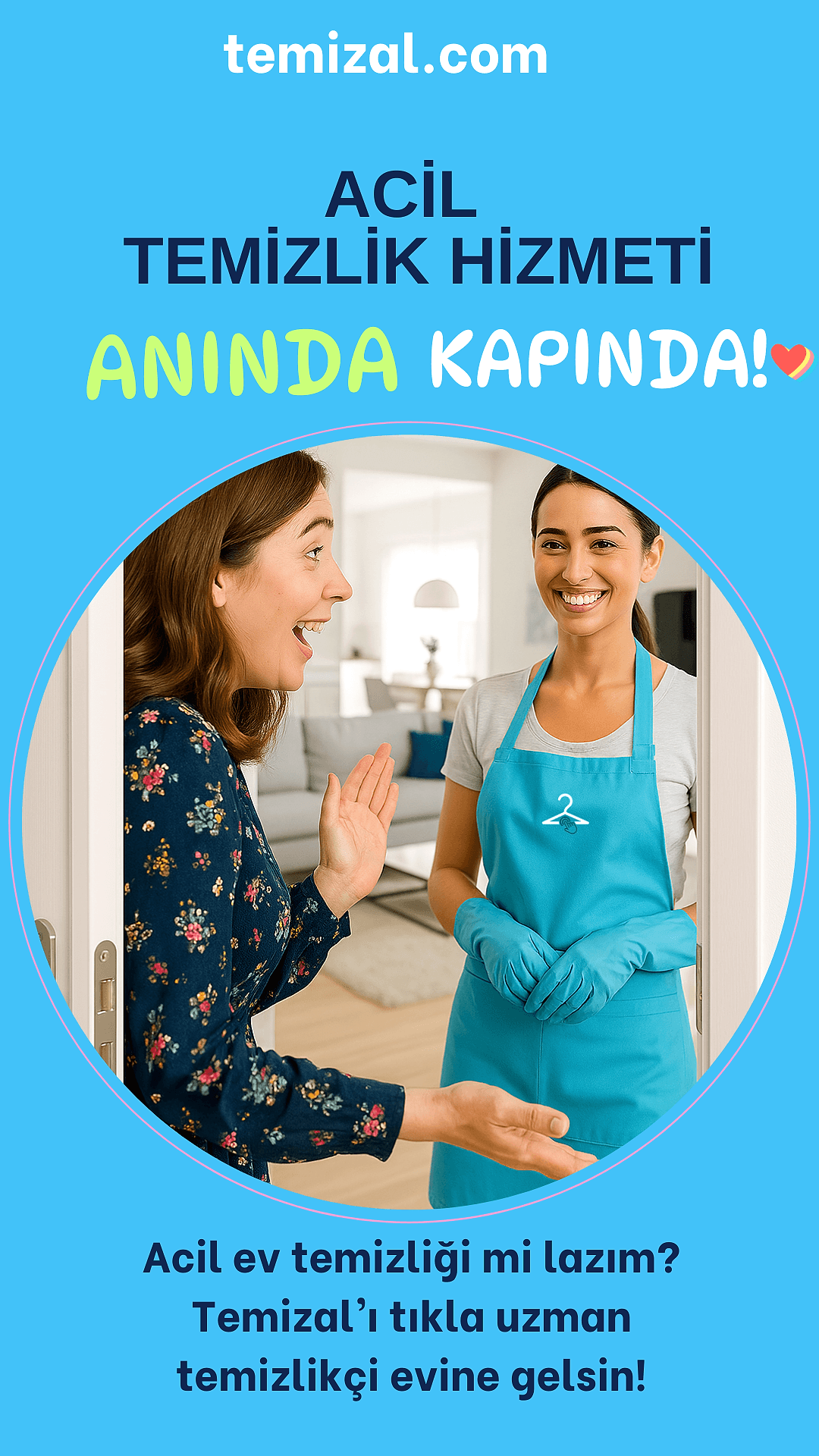 Acil Ev Temizliği Hizmeti ve Aynı Gün Temizlikçi Çözümleri
