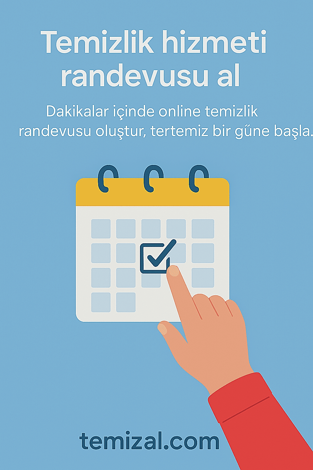 Temizlik hizmeti randevusu al