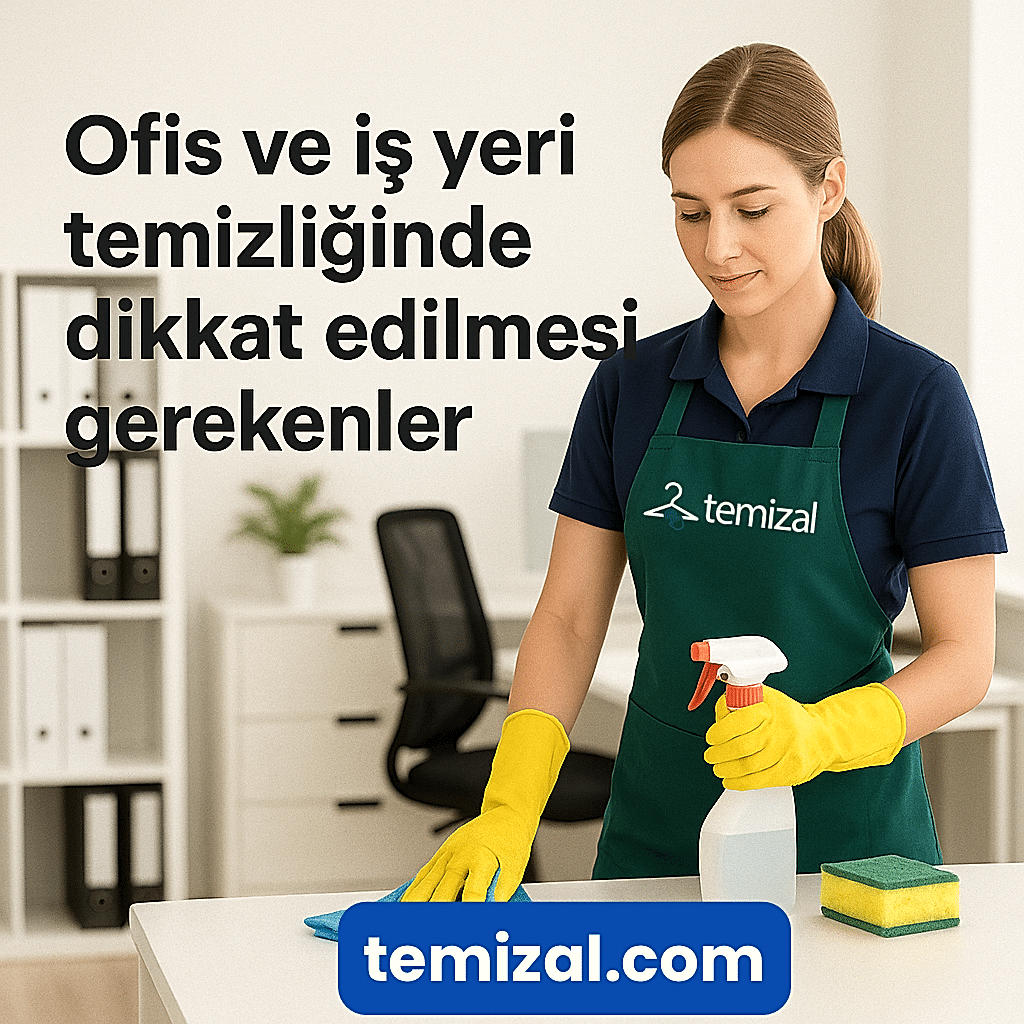 Ofis ve iş yeri temizliğinde dikkat edilmesi gerekenler