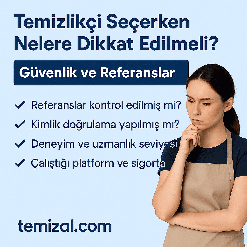 Temizlikçi Seçerken Nelere Dikkat Edilmeli? Güvenlik ve Referanslar