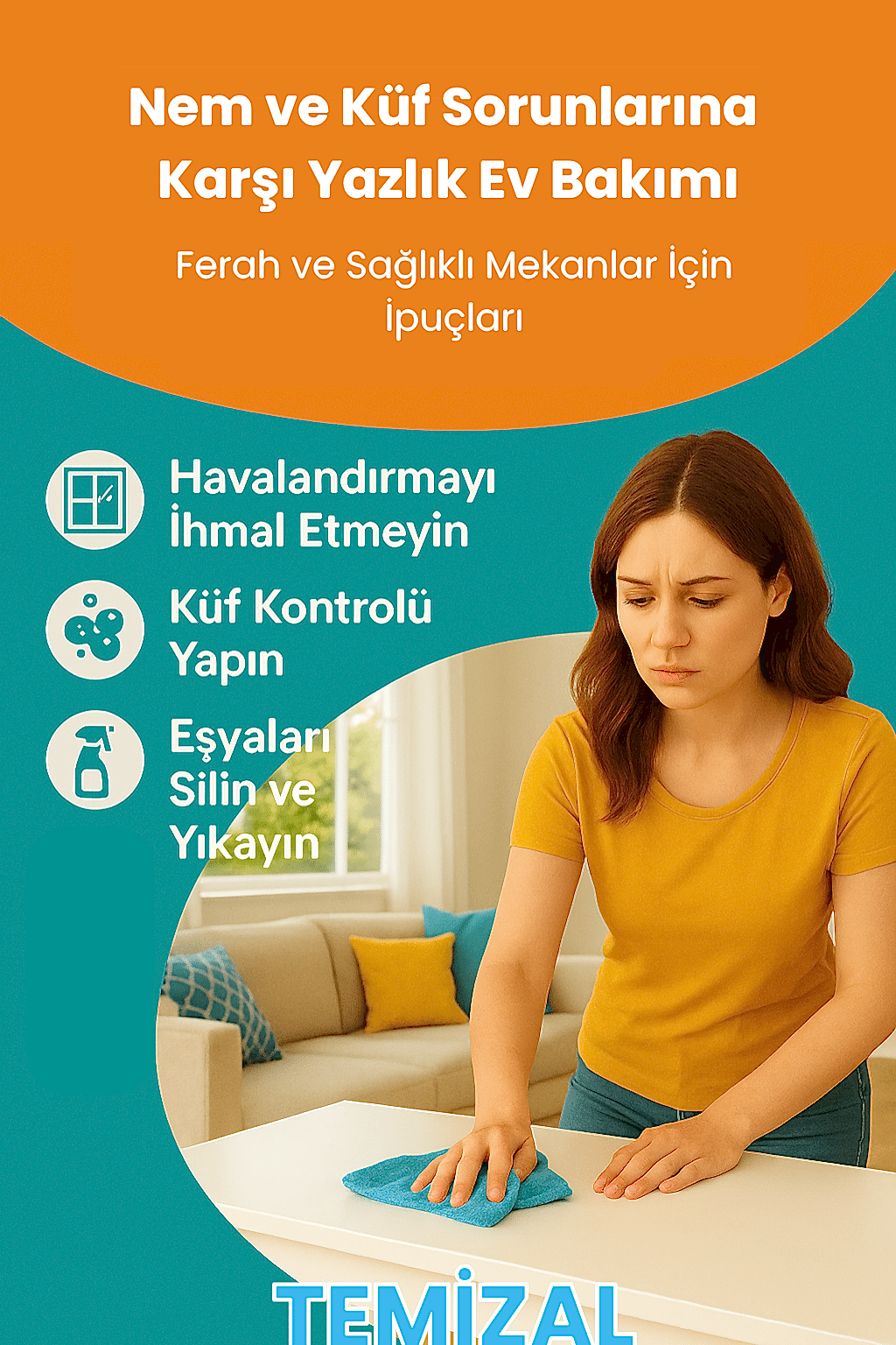 Nem ve Küf Sorunlarına Karşı Yazlık Ev Bakımı: Ferah ve Sağlıklı Mekânlar İçin İpuçları