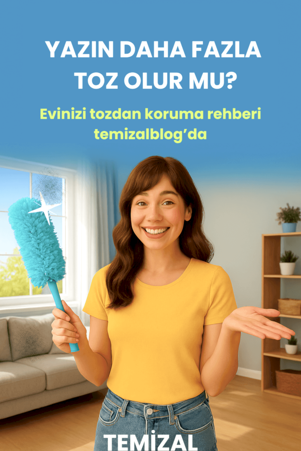 Yazın Daha Fazla Toz Olur mu? Evinizi Tozdan Koruma Rehberi