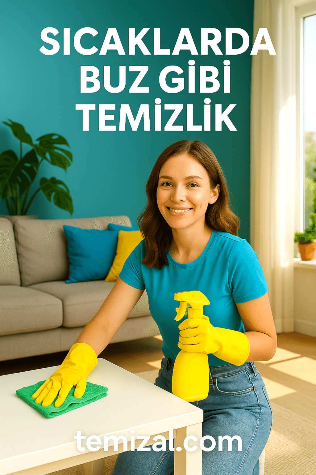 Sıcaklarda Buz Gibi Temizlik: Evde Serinlik Hissi Veren Tüyolar