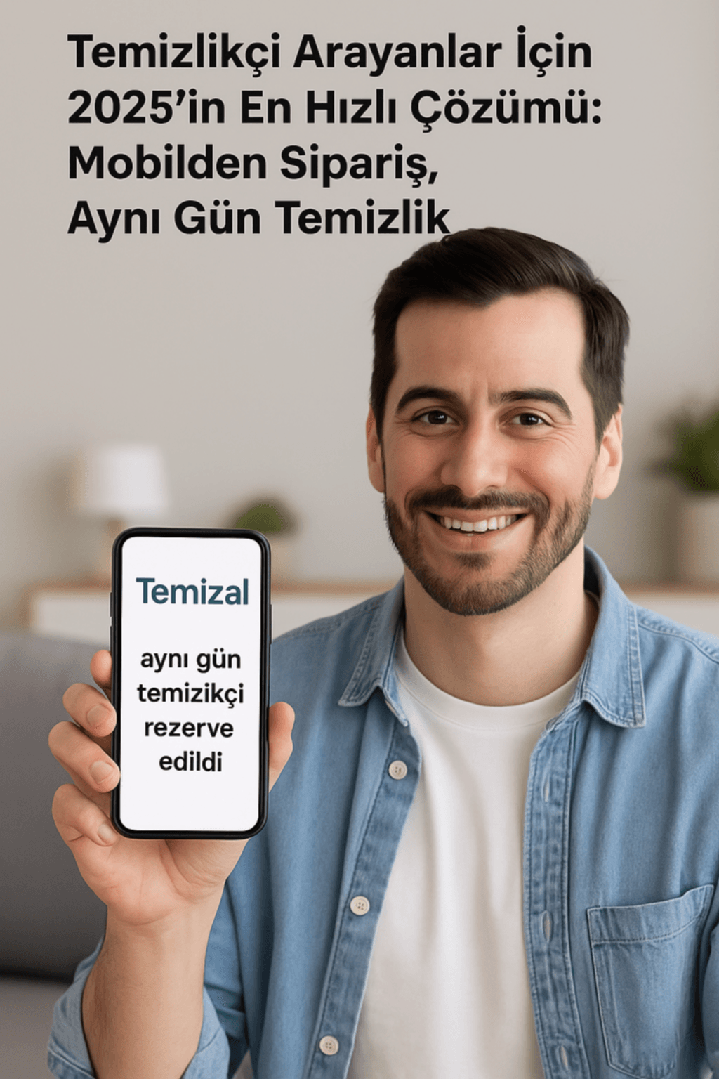 Temizlikçi Arayanlar İçin 2025’in En Hızlı Çözümü: Mobilden Sipariş, Aynı Gün Temizlik