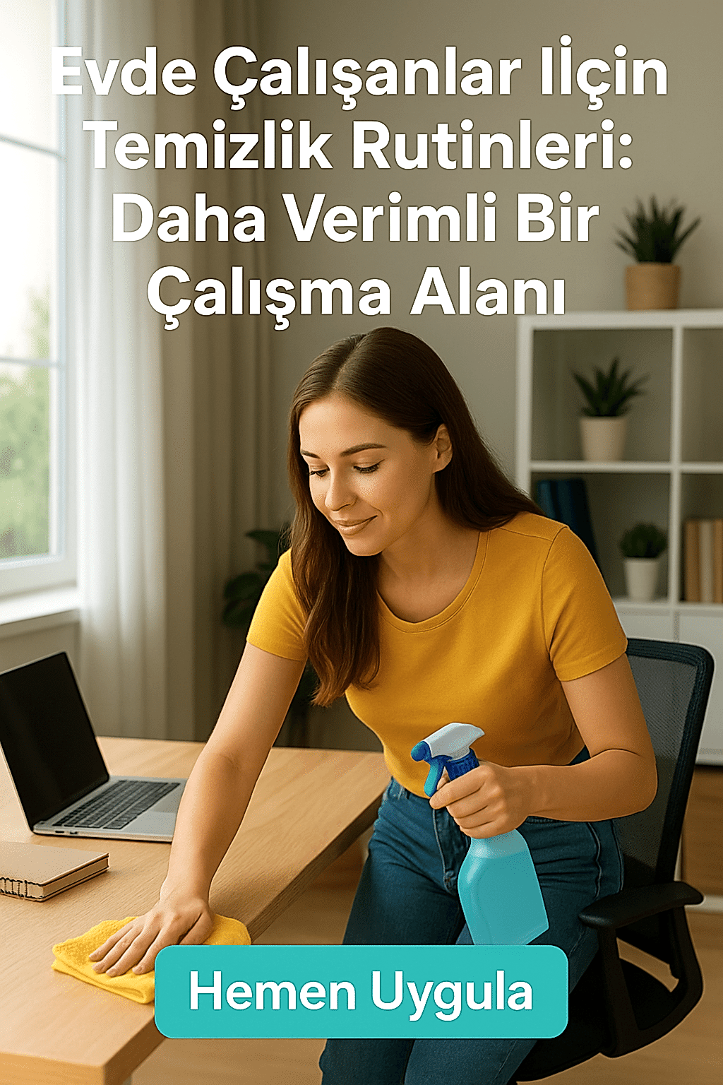 Evde Çalışanlar İçin Temizlik Rutinleri: Daha Verimli Bir Çalışma Alanı