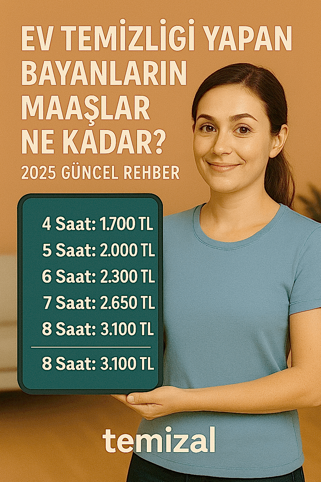 Ev Temizliği Yapan Bayanların Maaşları Ne Kadar? 2025 Güncel Rehber