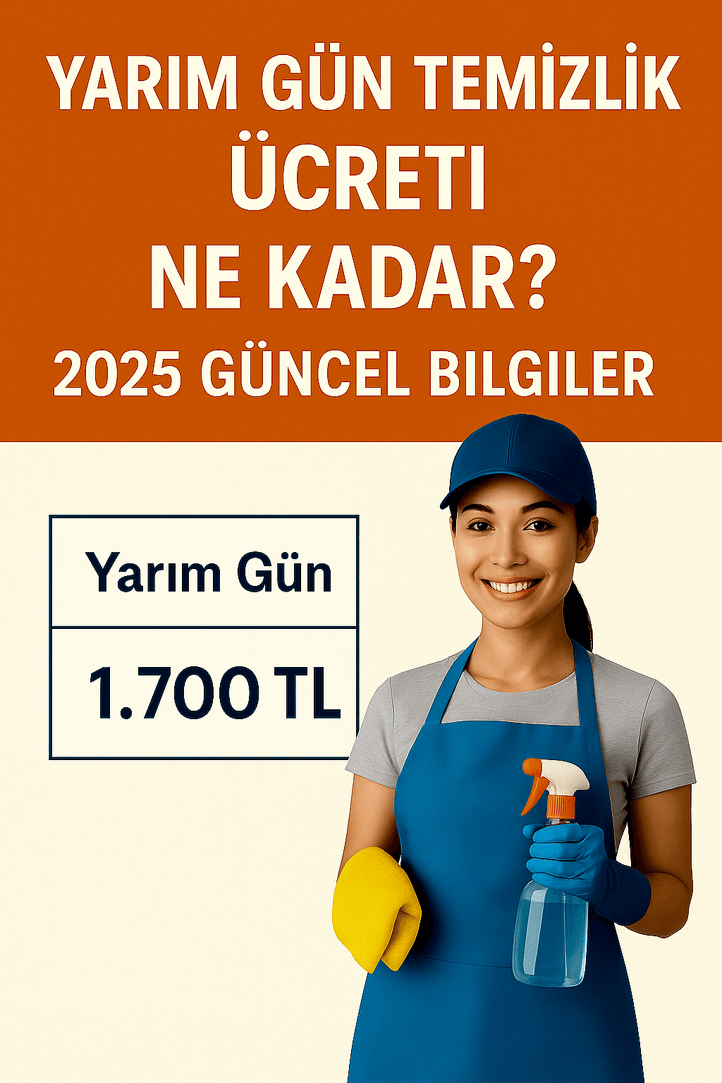 Güncel Yarım Gün Temizlik Ücreti Ne Kadar? 2025 